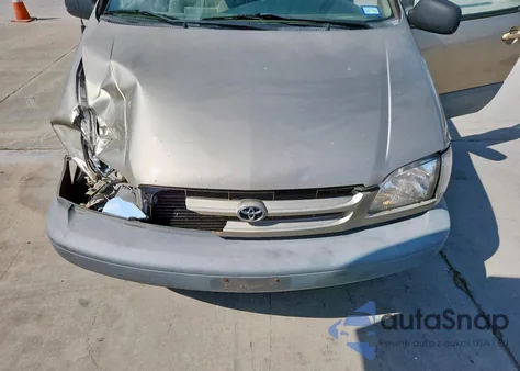 2000 Toyota Sienna Le из США, поврежденный, VIN 4T3ZF13C1YU251134